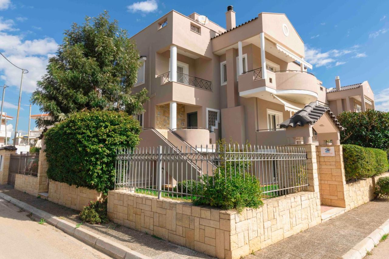 Helios: Charming Beach Home Next To Crystal Waters Néa Mákri Exterior foto
